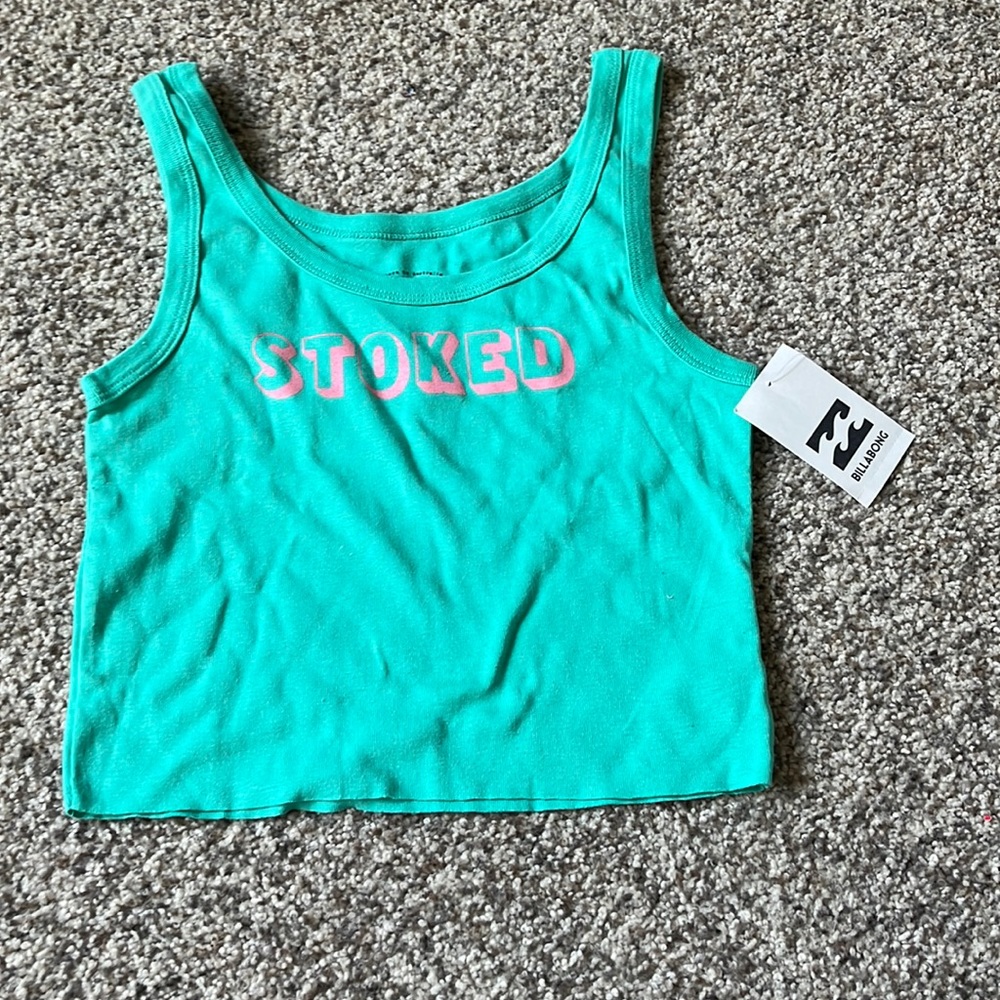 This is a cute cropped tank for girls 12
